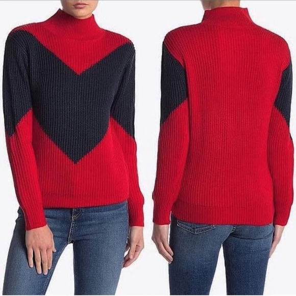 Love by design mock neck sweater - Picture 1 of 7